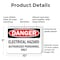 Signmission Electrical Hazard Authorized Personnel Only Danger Sign, Plastic, 10in W x 7in L, 2PK OS-2PACK-DS-P-710-L-19339 - alternate 8